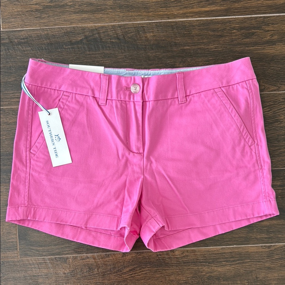Southern Tide Pink Women’s Shorts, 3” inseam